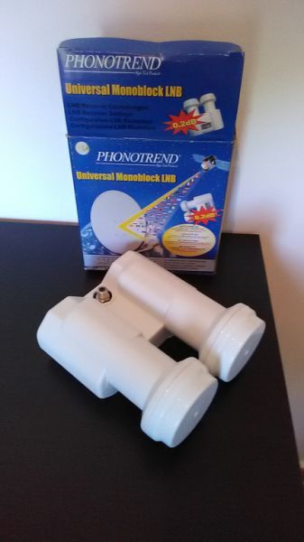 Receptor SAT incl. LNB ambos juntos.