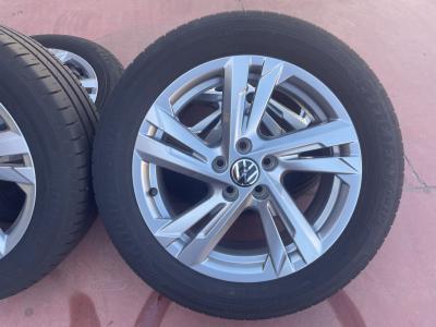 Set of 4 original Volkswagen Polo rims. New model. Size R16x6.5 ET 47. Bolt pattern 5x100.