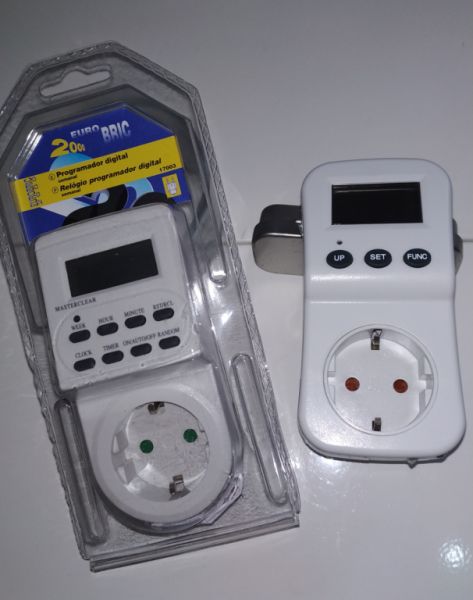 Temporizador Digital NUEVO y medidor de corriente de embalaje original