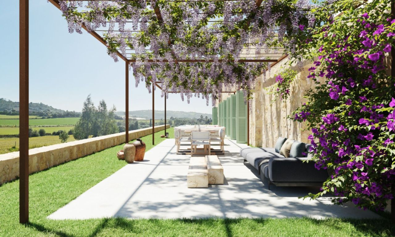 Schönes Ruhiges Grundstück zu verkaufen mit Projekt Manacor San Lorenzo