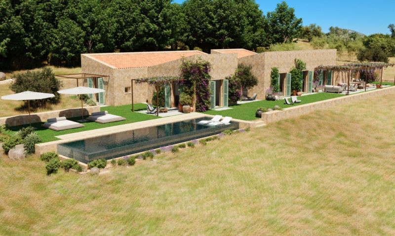 Schönes Ruhiges Grundstück zu verkaufen mit Projekt Manacor San Lorenzo