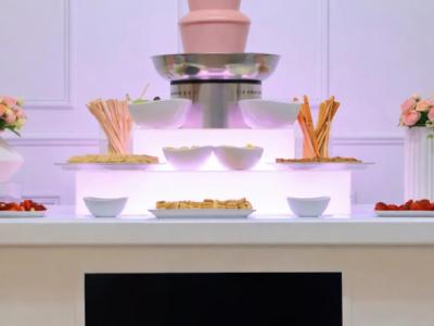 Schokoladenbrunnen-Cateringwagen auf Mallorca für Events