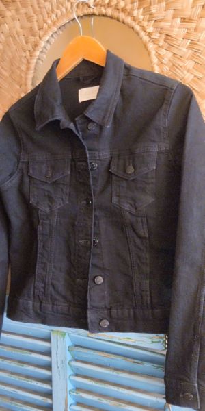Schwarze Jeansjacke M