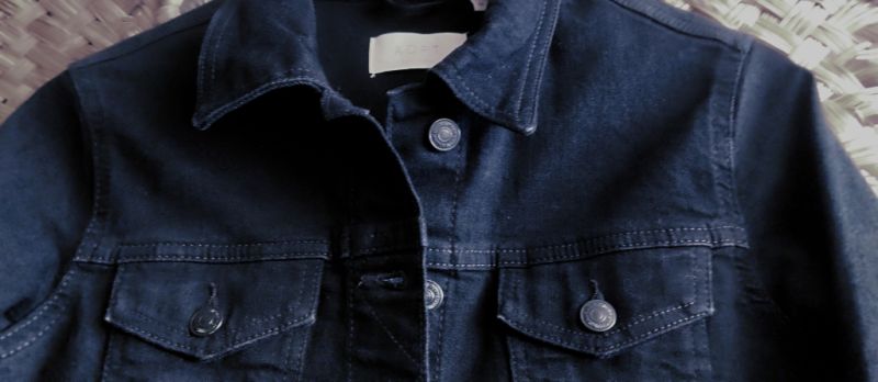 Schwarze Jeansjacke M