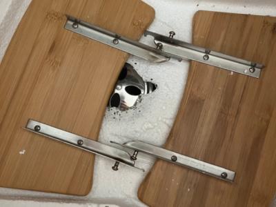 Black Ceramic Kamado 2-in-1 Smoker with Charcoal Grill 56 cm