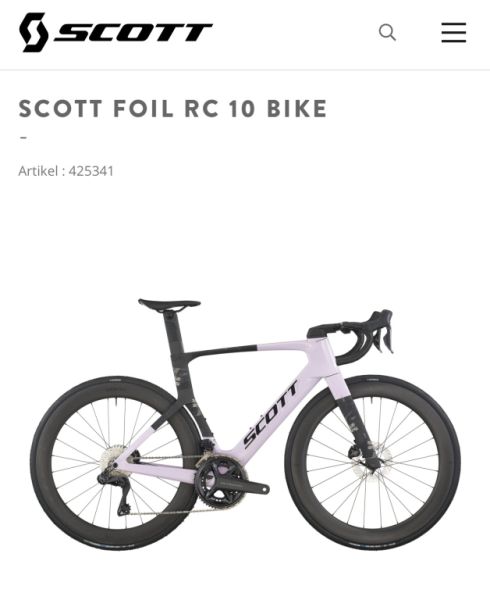 Scott Foil RC 10 Talla L