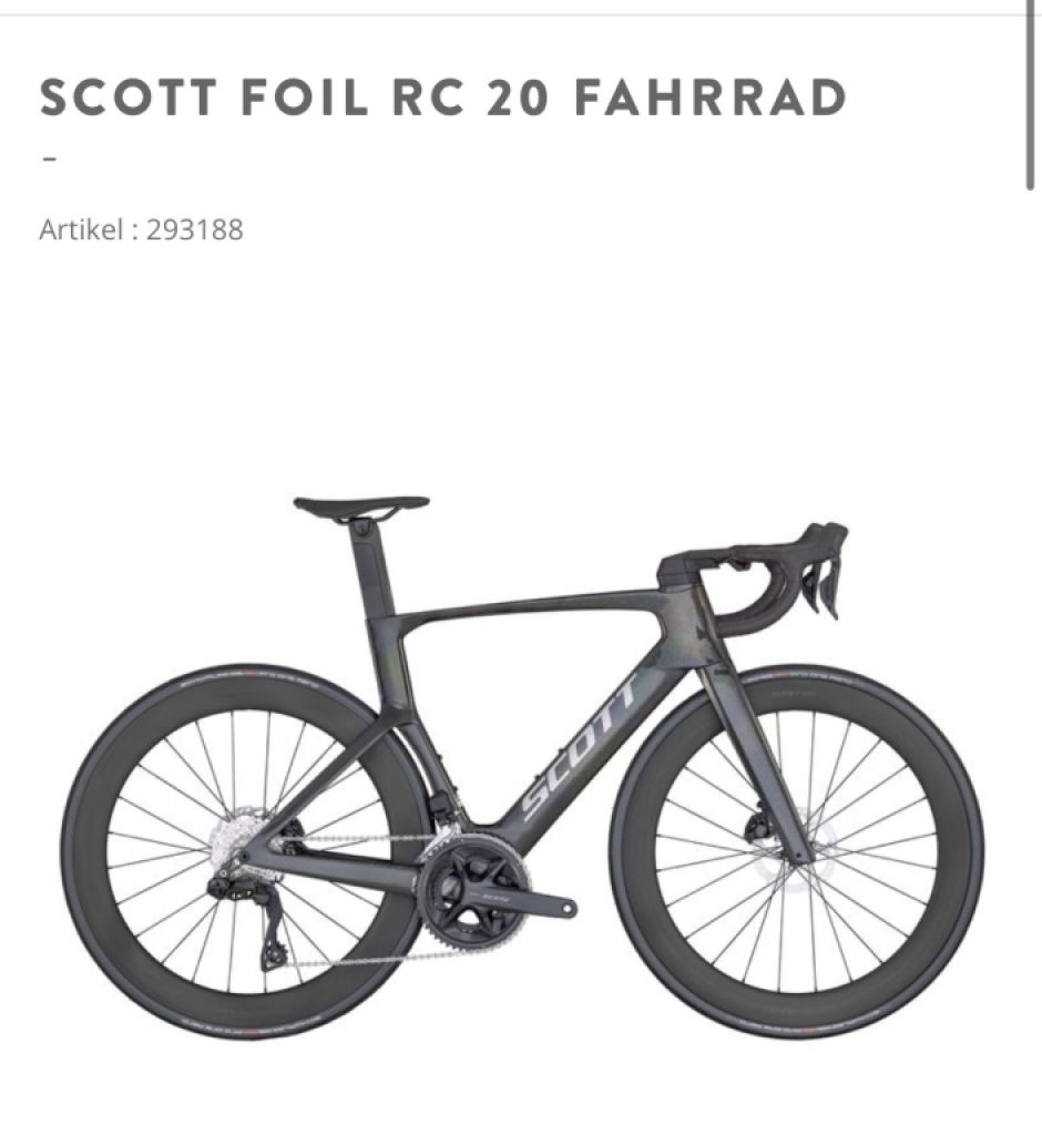 Scott Foil RC 20