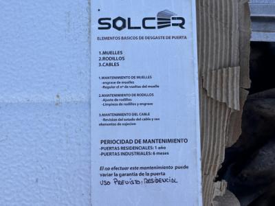 Sectional garage door NEW 4.5 meters wide