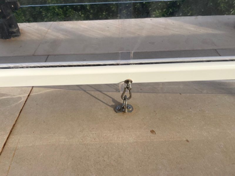 Senkrechtmarkise 400cm X 260cm. KLAR