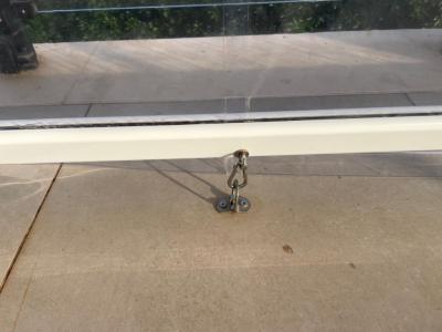 Senkrechtmarkise 400cm X 260cm. KLAR