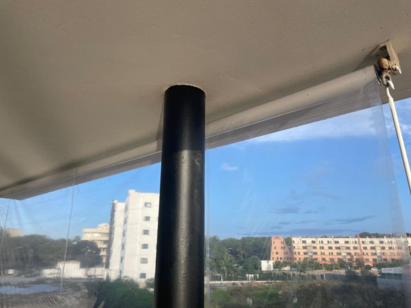 Senkrechtmarkise 400cm X 260cm. KLAR