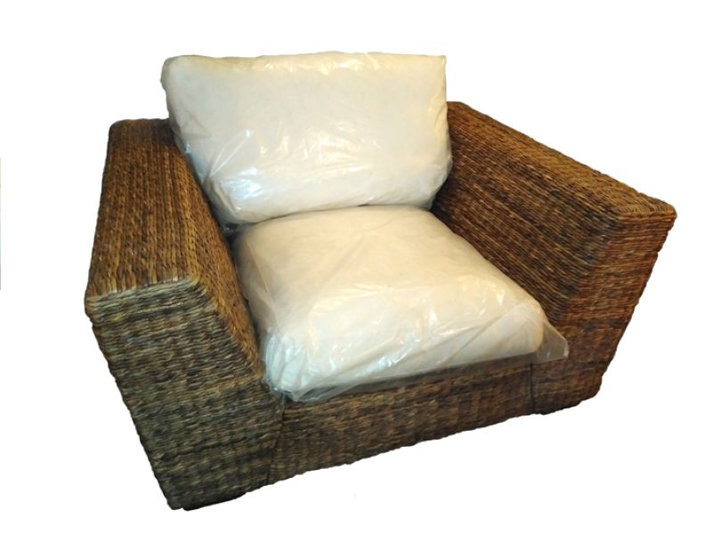 Sillón BOSTON, NUEVO, tejido con fibra de Manila (Abaca)