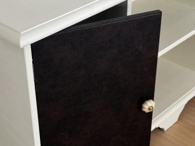 Sideboard 150cm long covered with artificial leather