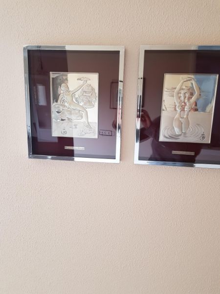 Grabados en plata de Dalí
