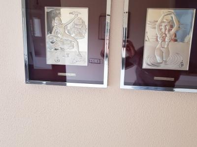 Grabados en plata de Dalí