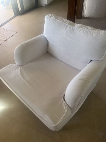 White armchair