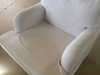 White armchair