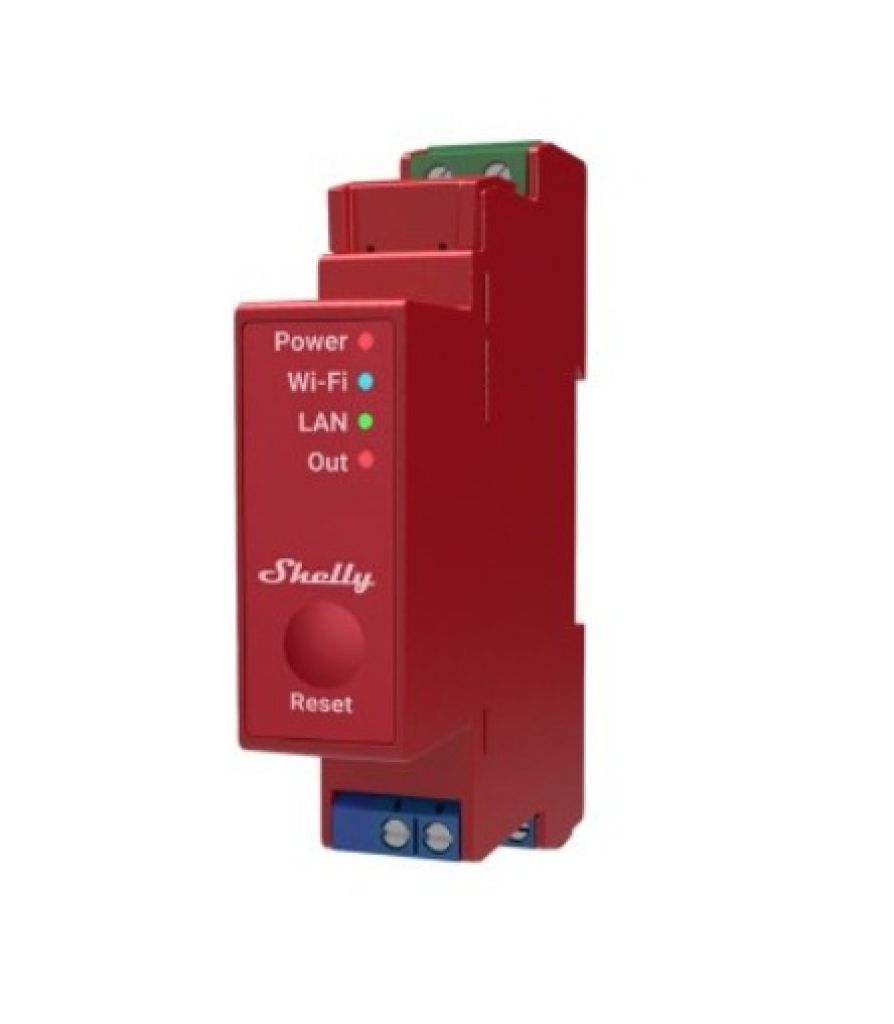 Hogar inteligente, controlado, medido y monitoreado por Shelly