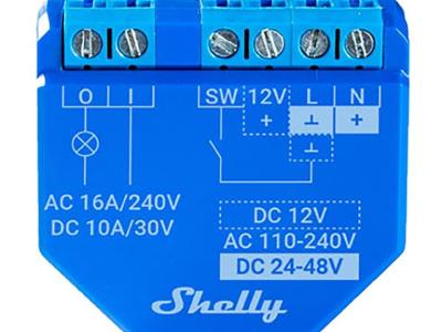 Hogar inteligente, controlado, medido y monitoreado por Shelly