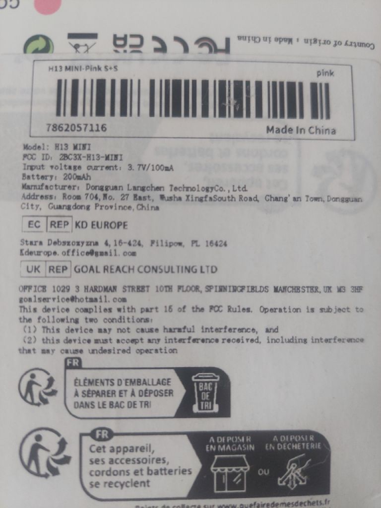 Reloj inteligente H13 mini