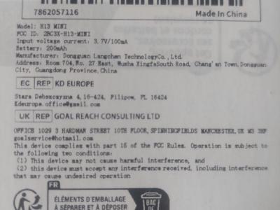 Reloj inteligente H13 mini