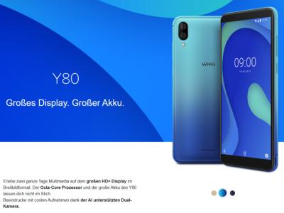 Teléfono móvil WIKO Y80 con 4G Dualsim