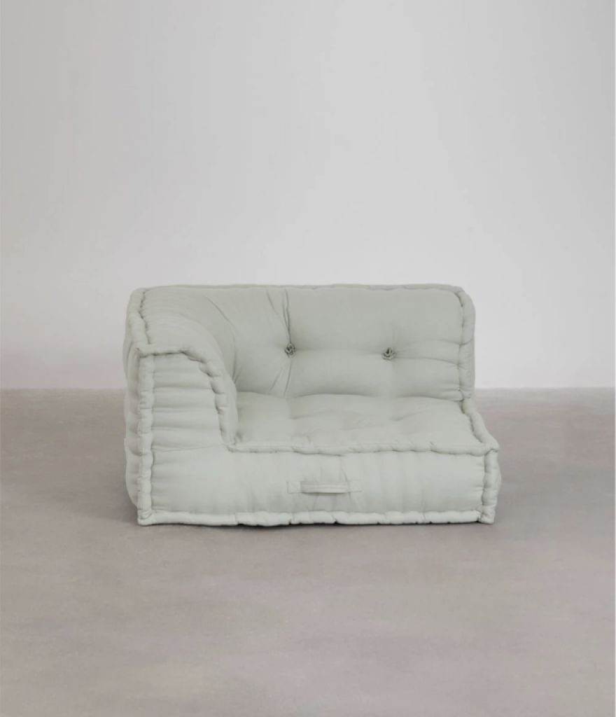 Sofá NUEVO para interior y exterior 160x80 verde salvia