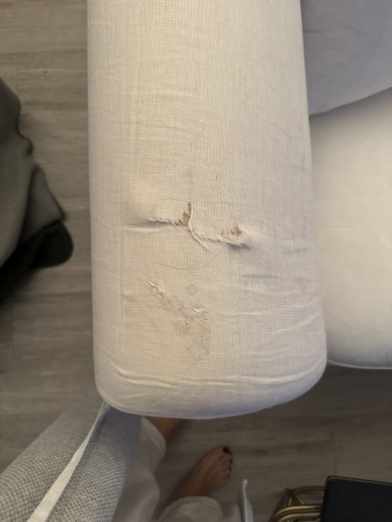 Sofá blanco 2 plazas (en Palma)