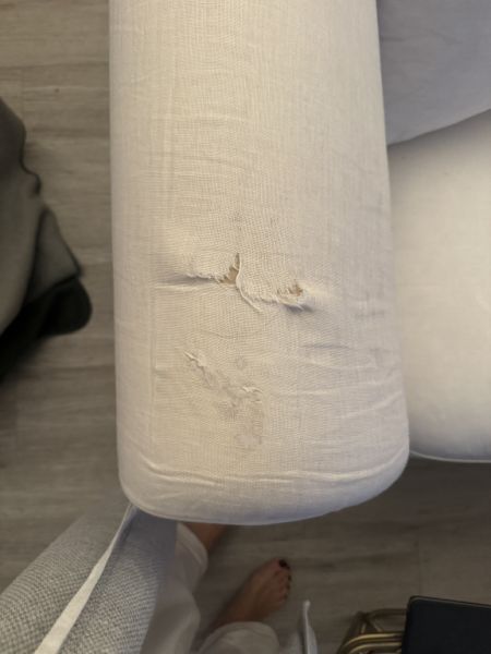 Sofá blanco 2 plazas (en Palma)