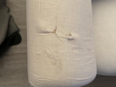 Sofá blanco 2 plazas (en Palma)