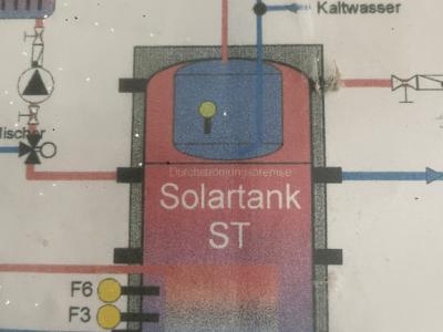 Tanque de agua caliente solar