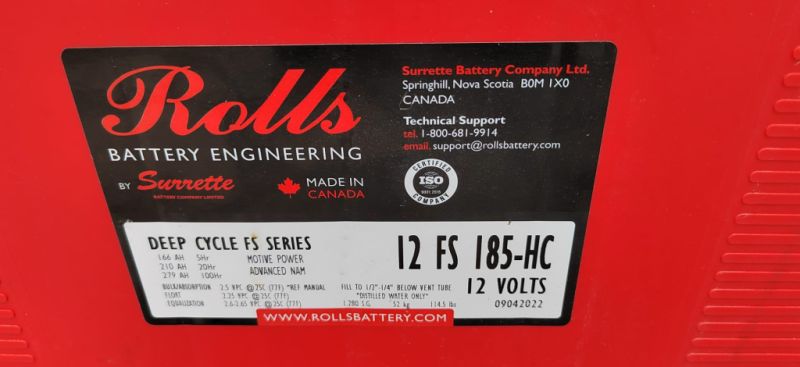 Baterías solares12V