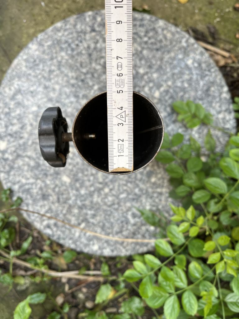 Base para parasol de piedra