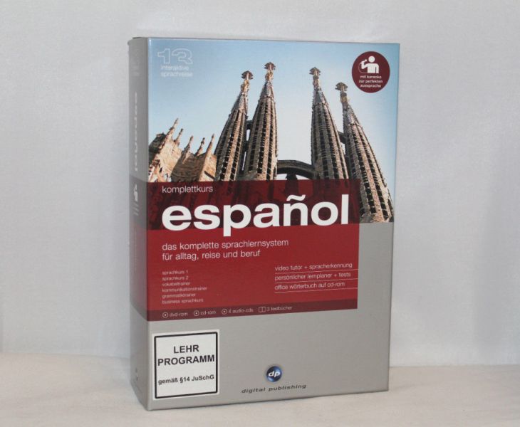 SPANISCH Interaktiver Sprachkurs Komplettkurs Español Version 13.
