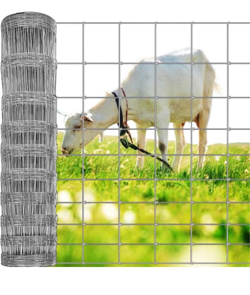 Valla metálica de establo para ganado Valla de jardín de 25 m de 1 metro de altura