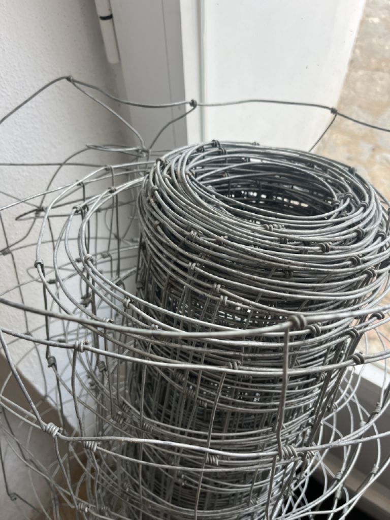 Valla metálica de establo para ganado Valla de jardín de 25 m de 1 metro de altura