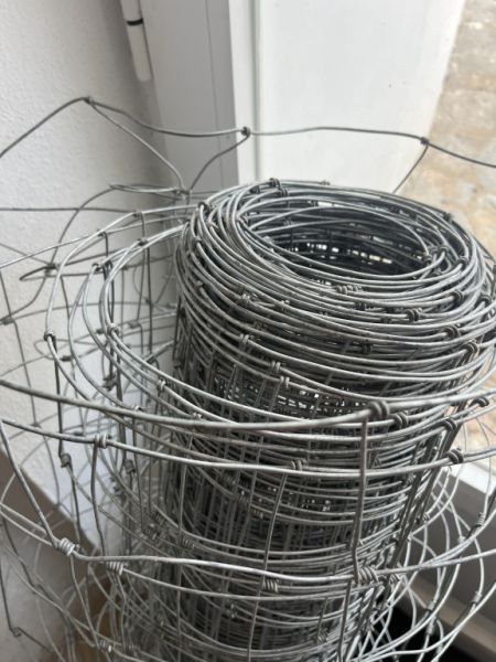 Valla metálica de establo para ganado Valla de jardín de 25 m de 1 metro de altura