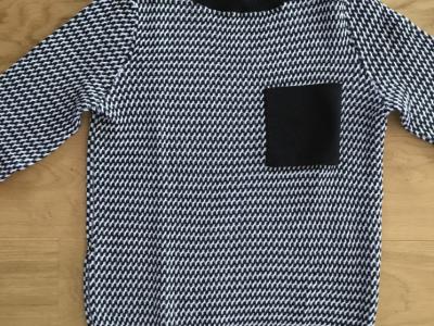 STEFANEL Suéter elegante, Talla S, Negro y blanco ¡NUEVO!