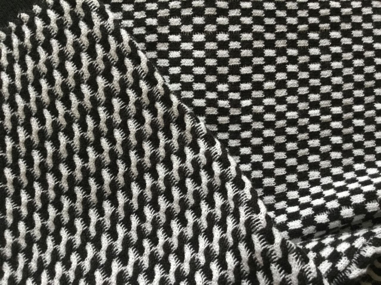 STEFANEL Suéter elegante, Talla S, Negro y blanco ¡NUEVO!