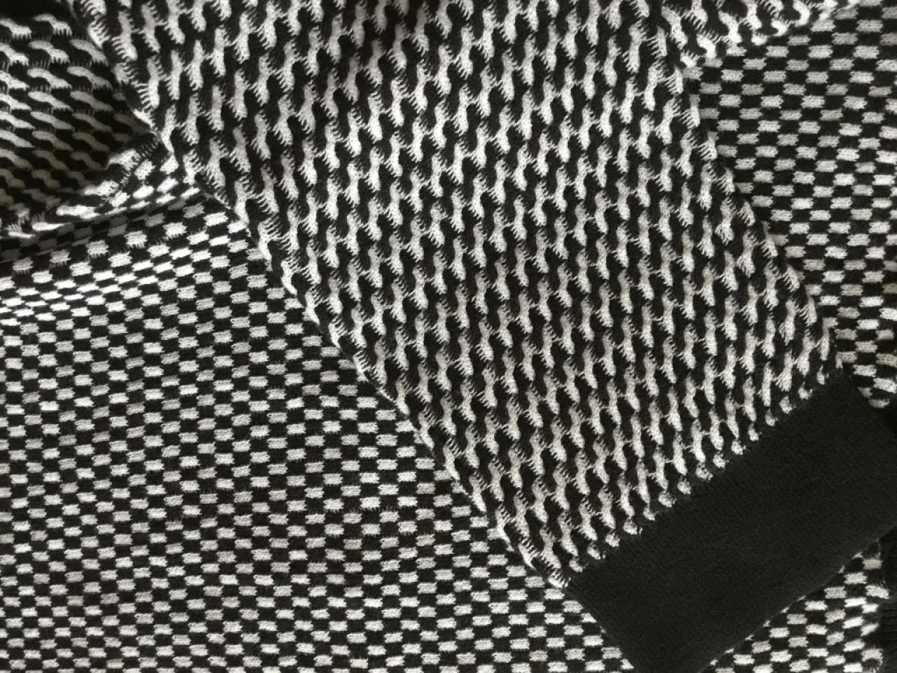 STEFANEL Suéter elegante, Talla S, Negro y blanco ¡NUEVO!