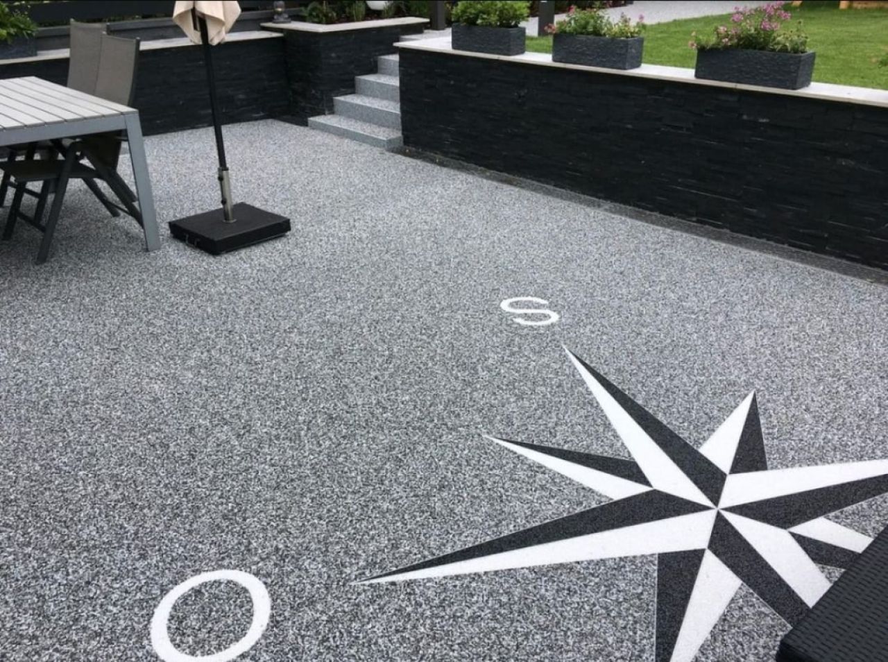 Stone carpet from a specialist company