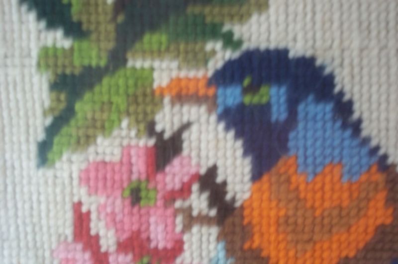 embroidery on fabric