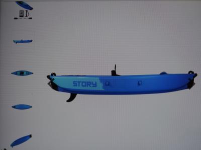STORY Division Aufblasbares 1Personen Kajak