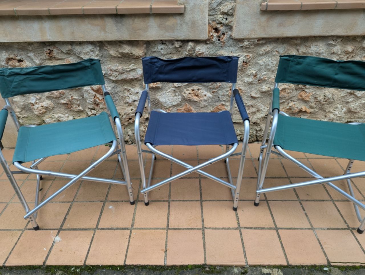 Sillas de playa 3 piezas