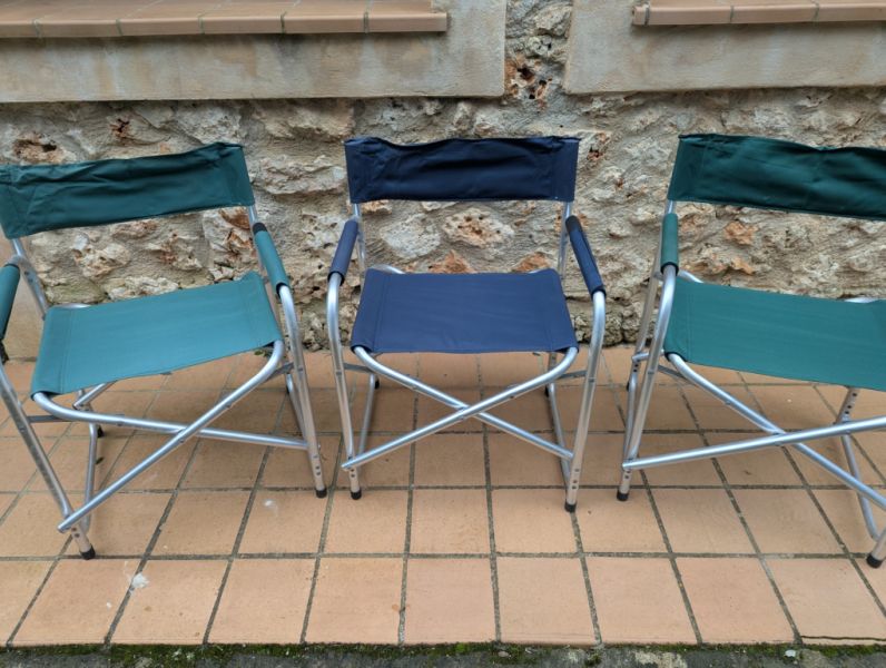 Sillas de playa 3 piezas