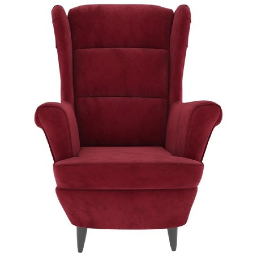 Looking for 2 dark red fireplace armchairs