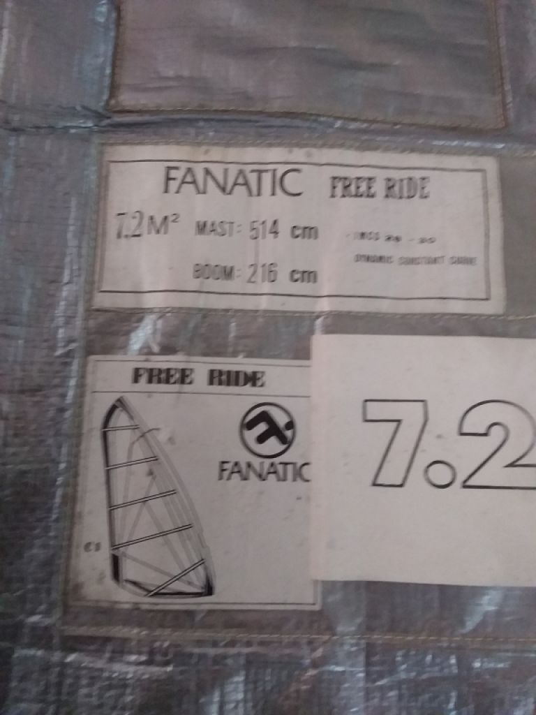 Vendo vela de surf Freeride 7,2.