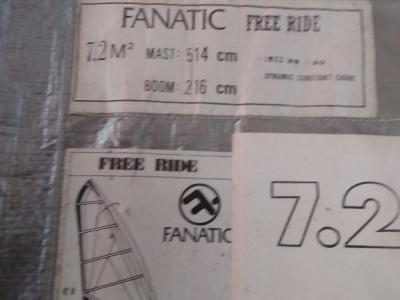 Vendo vela de surf Freeride 7,2.