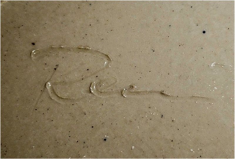 Juego de té, tetera, calentador de té, taza, cerámica, hecho a mano en torno, pintado a mano