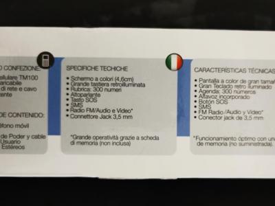 Teléfono móvil Telefunken con botones grandes